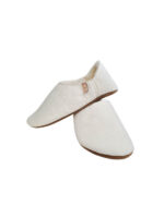 Babouche white sheepskin slippers - Image 7