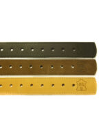 Belt - dark brown leather - Image 6