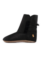 Booties leather slippers black - Image 2