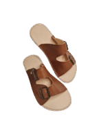 size 42 Double buckle sandals caramel - Image 2