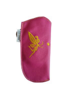 Embroidered glasses case 20 colors of leather - Image 6