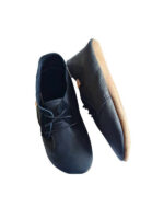lace up slippers black leather - Image 7