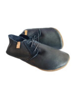 lace up slippers black leather - Image 9