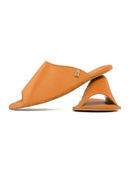 Leather Slides brandy