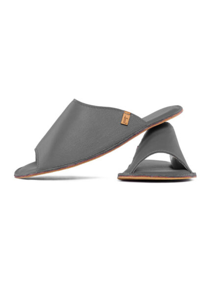 Leather Slides leather fog