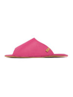 Leather Slides leather fuxia - Image 3