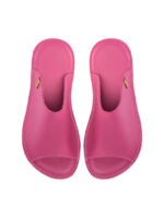 Leather Slides leather fuxia - Image 2