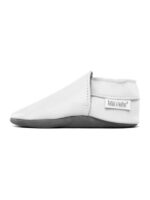 Soft leather slippers - bianco - Image 3