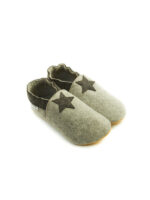 Merino felt slippers - star - light grey - Image 4