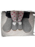 Merino felt slippers - star - light grey - Image 5