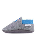 Merino slippers grey with star - jeans - Image 3