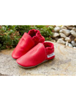 Organic leather slippers - feuerrot - Image 2