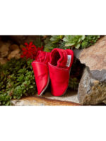 Organic leather slippers - feuerrot - Image 3
