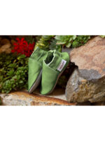 Organic leather slippers - pisello - Image 3