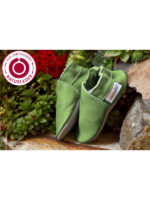 Organic leather slippers - pisello - Image 4