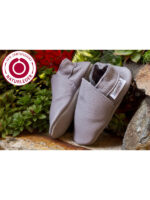 Organic leather slippers -  olifant