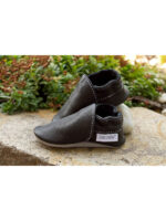 Organic leather slippers -  schwarz - Image 4