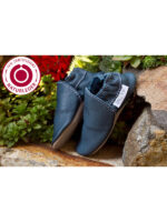 Organic leather slippers -  tobagoblau