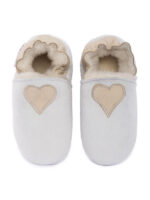 Sheepskin slippers colorful heart - Image 12