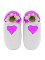 Sheepskin slippers colorful heart - Image 9