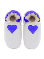 Sheepskin slippers colorful heart - Image 11