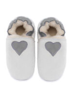 Sheepskin slippers colorful heart - Image 2