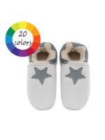 Sheepskin slippers colorful star - Image 8