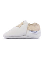 Sheepskin slippers,  cream star - Image 3