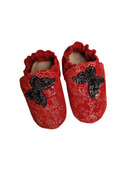 size 22 Soft slippers sublime rouge wool lining