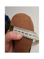 size 22 vegan slippers black with pompoms - Image 3
