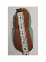 size 22 vegan slippers pastel green with pompoms - Image 11