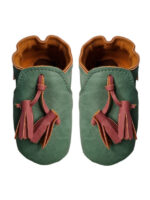 size 22 vegan slippers pastel green with pompoms - Image 8