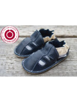 size 24 Organic leather shoes blue summer - Image 2