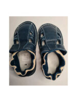 size 24 Organic leather shoes blue summer - Image 3