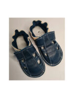 size 24 Organic leather shoes blue summer - Image 6