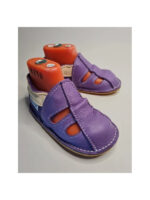 size 24 Organic leather shoes mauve summer