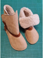 size 37-38 brown Sheepskin boots slippers