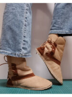 size 37-38 brown Sheepskin boots slippers - Image 4