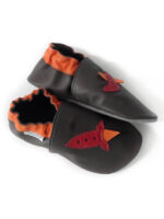 Soft slippers - airplane and rocket - fog