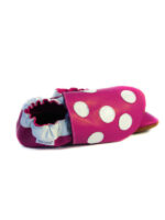 Soft slippers - dots - fuxia - Image 2