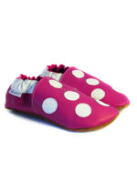 Soft slippers - dots - fuxia - Image 5