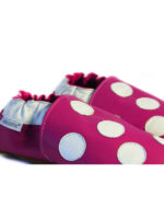 Soft slippers - dots - fuxia - Image 3