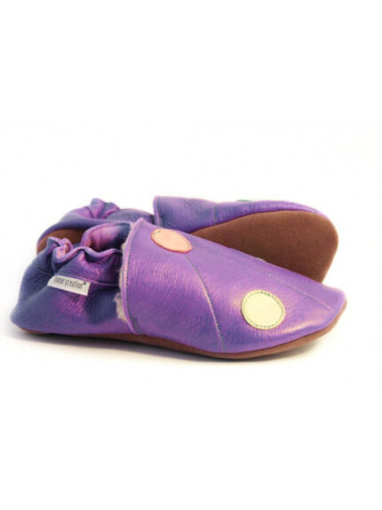 Soft slippers - dots - illusion