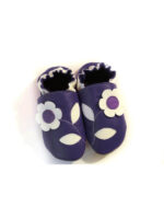 Soft slippers - flower - blu marino - Image 2