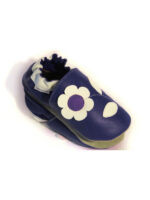 Soft slippers - flower - blu marino - Image 3
