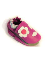 Soft slippers - flower - fuxia - Image 2