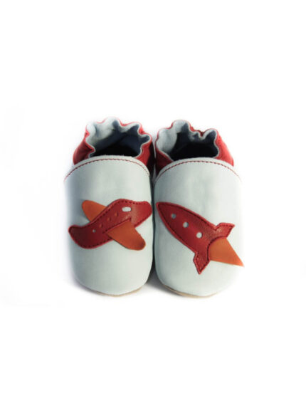 Soft slippers - rocket - bianco