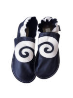 Soft slippers - swirl - nero