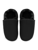 Soft leather slippers - nero - Image 4