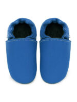 Soft leather slippers - jeans